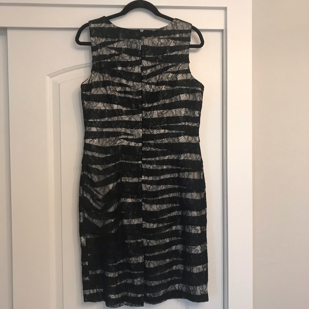 Calvin Klein Sleeveless Lace Dress - Picture 2 of 5